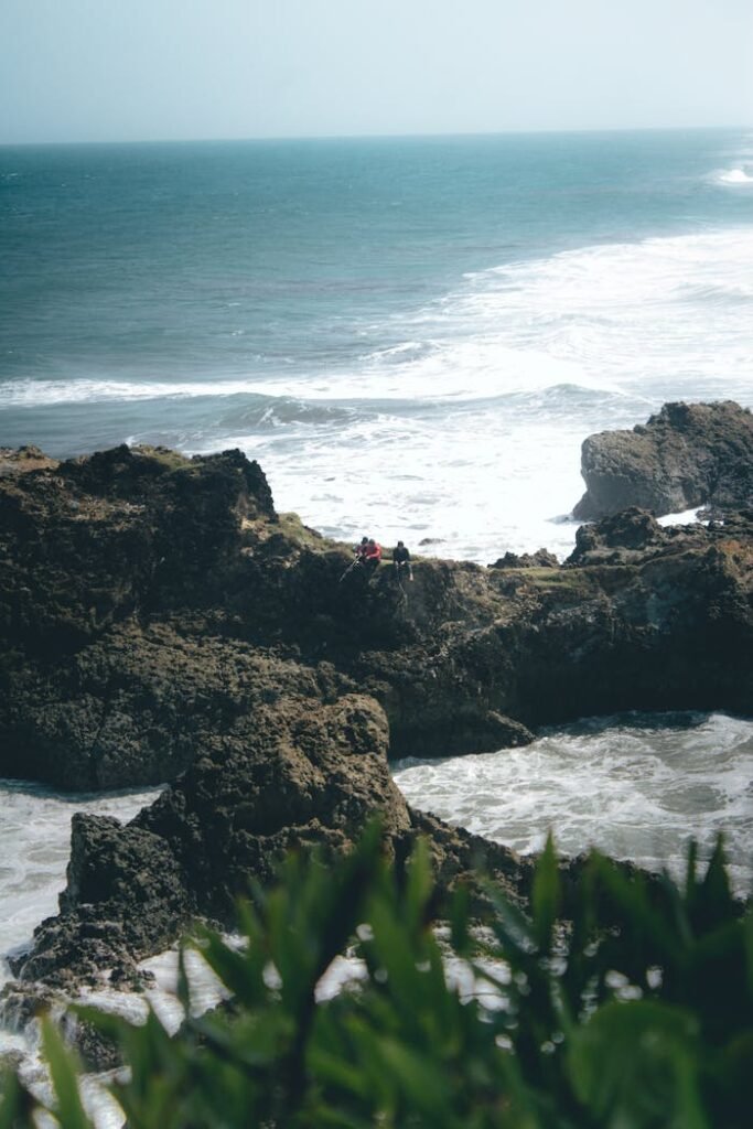 Take a walk to the beautiful Karang Tawulan beach in West Java, Indonesia